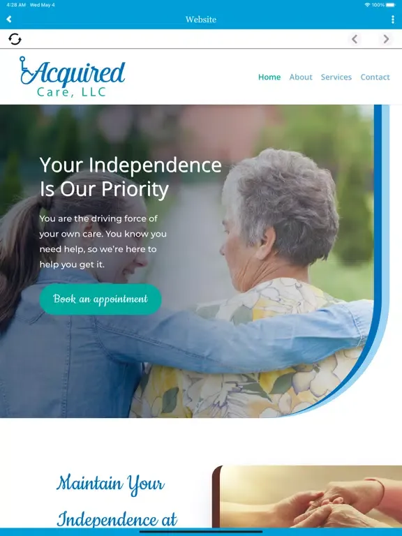 Screenshot di Acquired Care, LLC iPad 