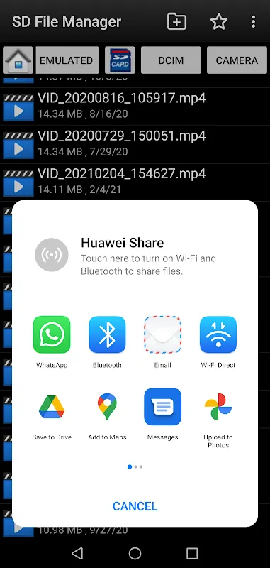 SD File Manager Screenshots