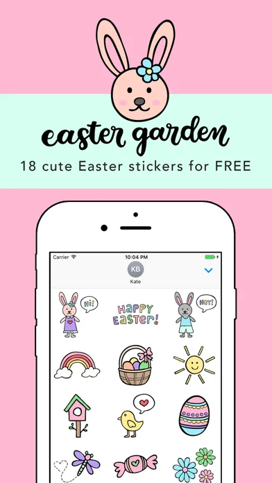 Tangkapan skrin Easter Garden