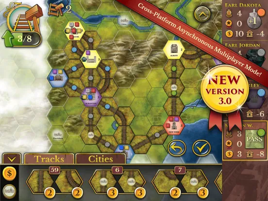 Tangkapan layar Steam: Rails to Riches iPad 