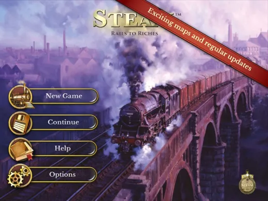 Tangkapan layar Steam: Rails to Riches iPad 