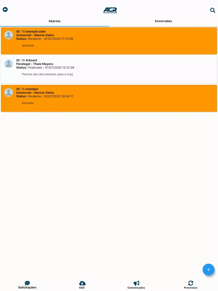 A C R Serviços Contábeis iPad  سکرین شاٹس