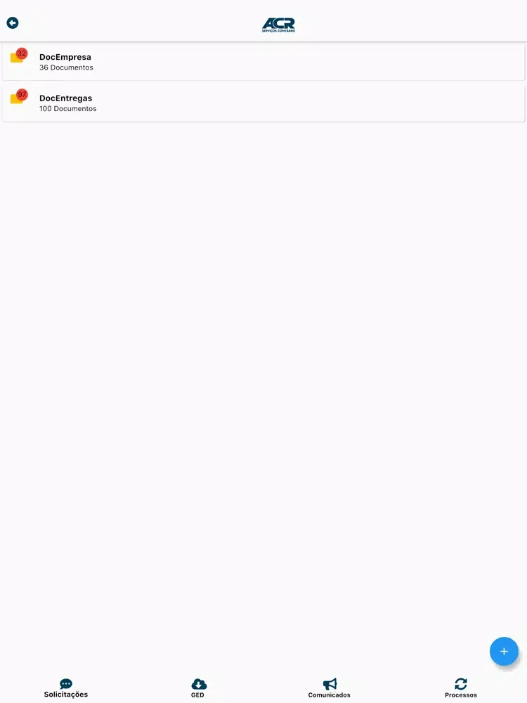 A C R Serviços Contábeis iPad  سکرین شاٹس