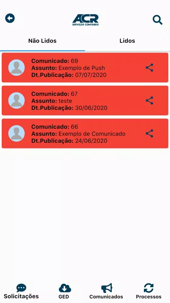 A C R Serviços Contábeis سکرین شاٹس