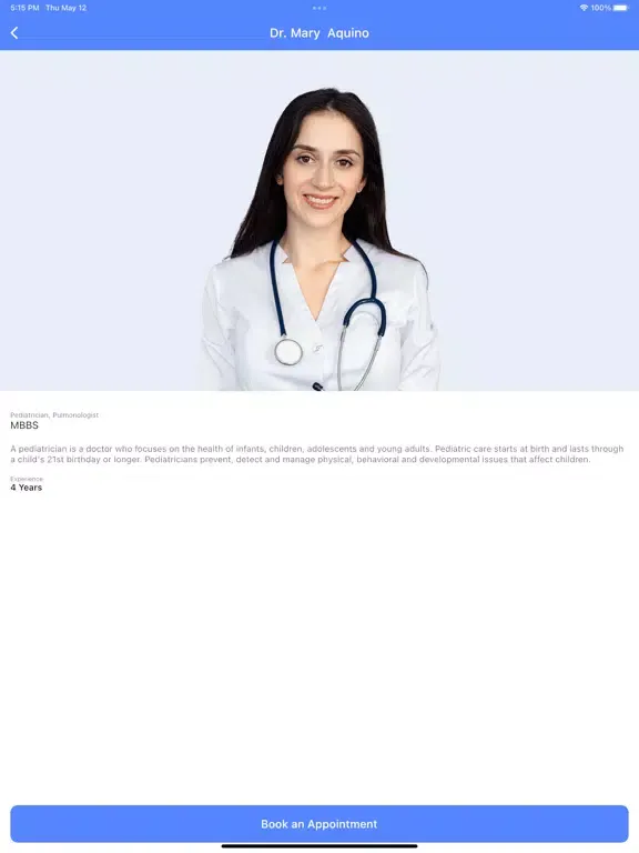 Acre Health iPad  سکرین شاٹس