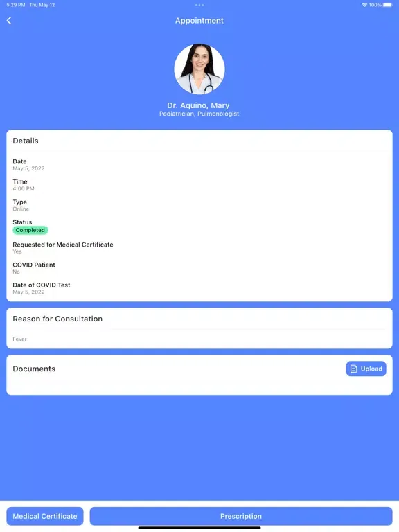Acre Health iPad  سکرین شاٹس