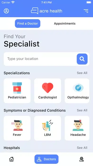 Acre Health سکرین شاٹس