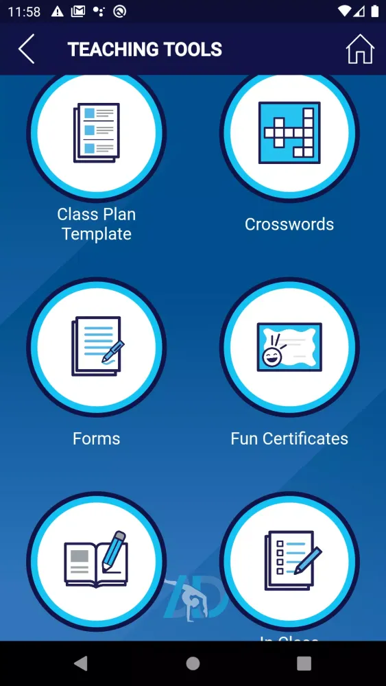 Ảnh chụp màn hình của AcroDance Resource Center