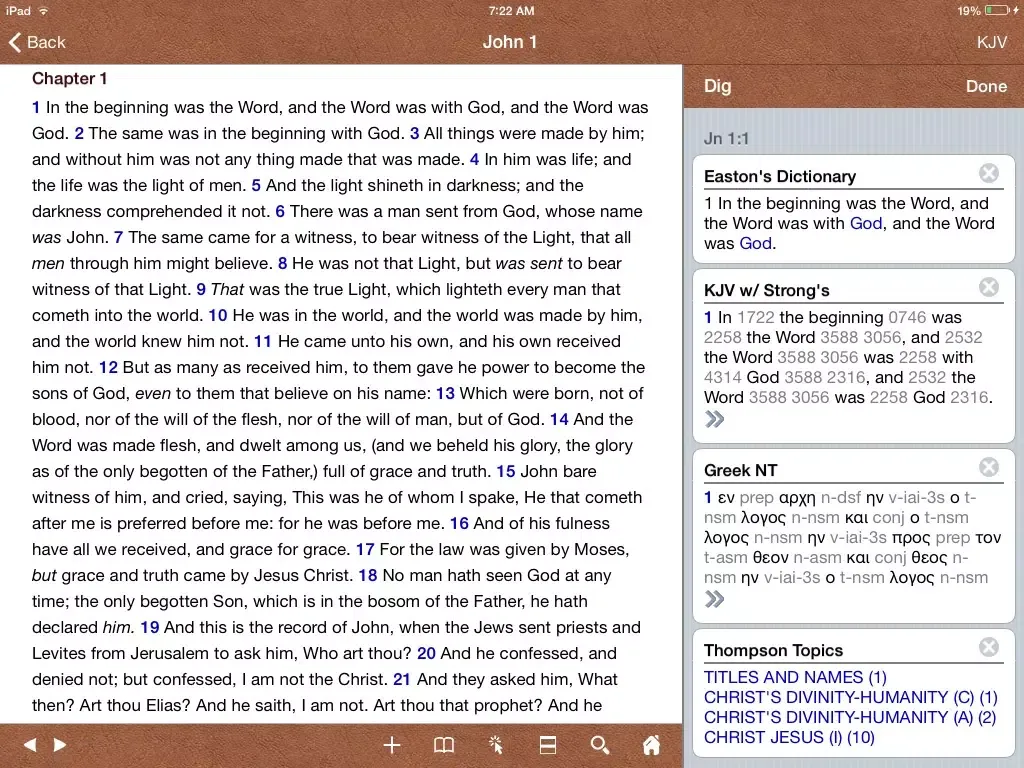 KJV Bible / AcroBible Suite iPad 應用截圖
