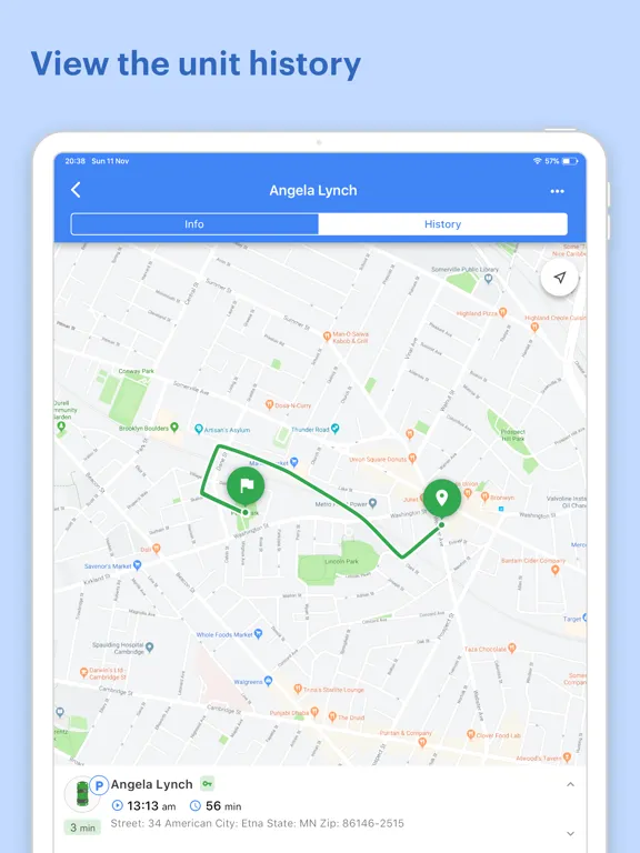Captures d'écran de Acron Tracking iPad 