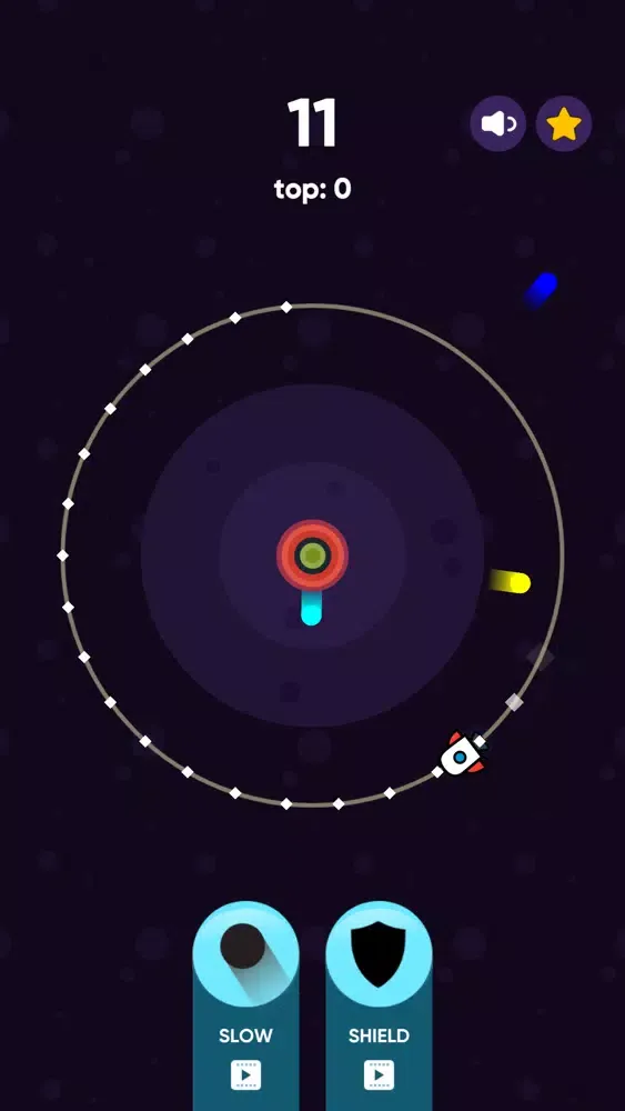 Ảnh chụp màn hình của Orbit Shooter
