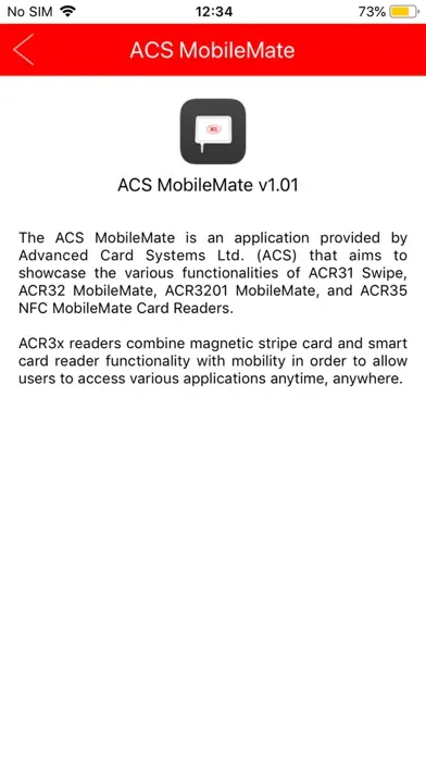 ACS MobileMate स्क्रीनशॉट