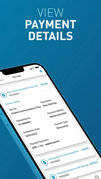 MyAccount Alaska Communication Ekran Görüntüleri