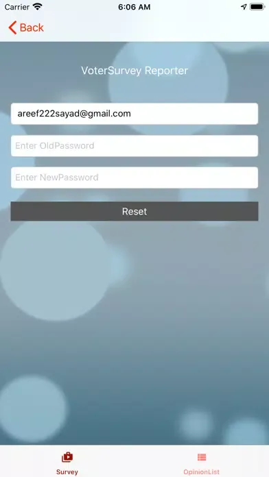 VoterSurveyReporter স্ক্রিনশট
