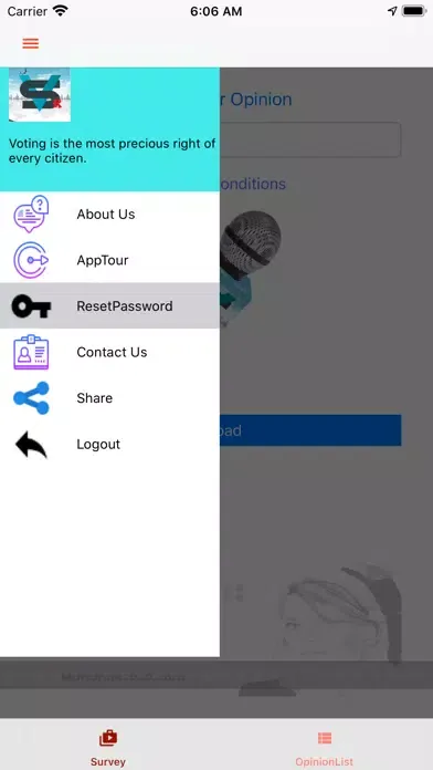 VoterSurveyReporter স্ক্রিনশট