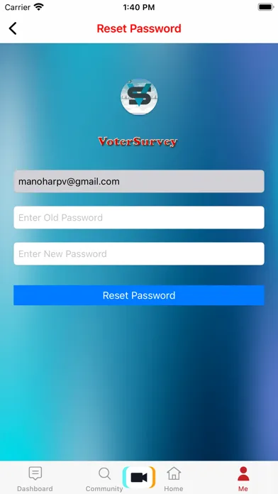 VoterSurvey Screenshots