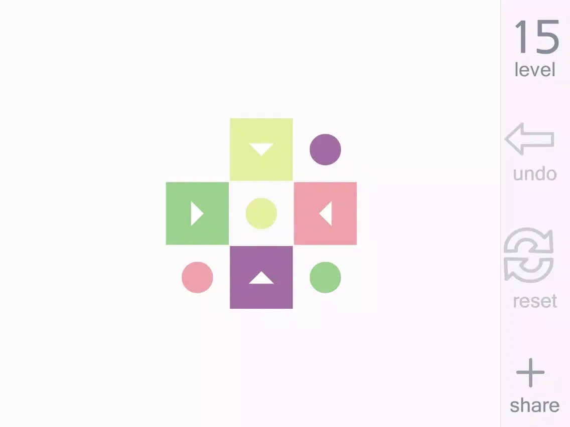 The logic game of squares iPad  Screenshots
