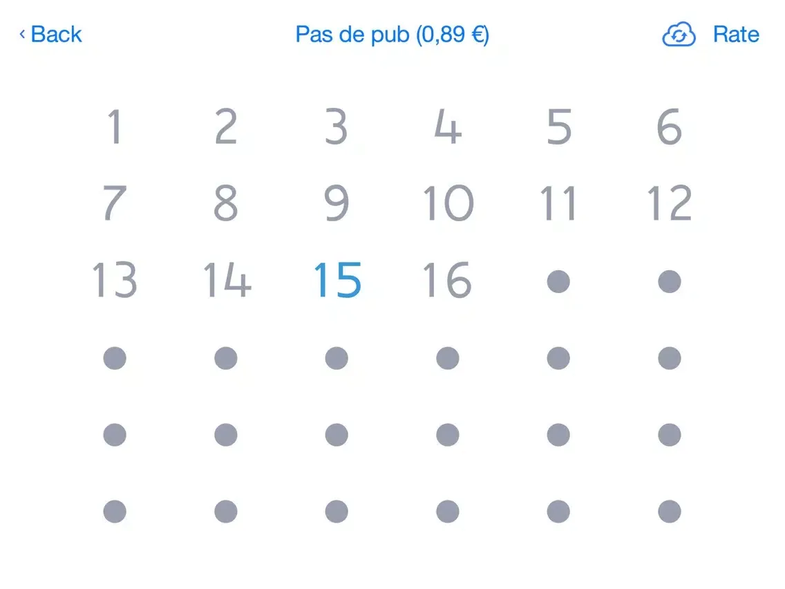 The logic game of squares iPad  Screenshots