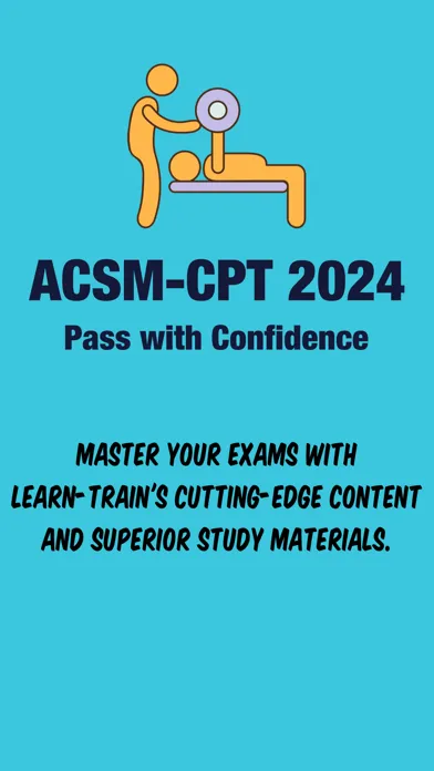 Zrzuty ekranu ACSM-CPT Prep 2024