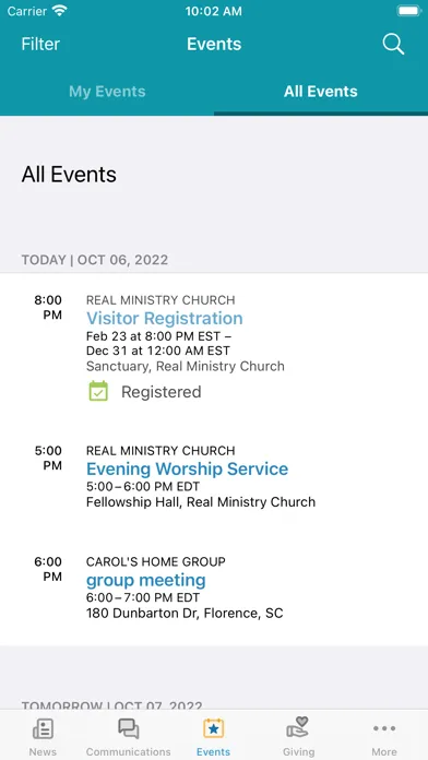 Скриншоты Realm Connect - For Our Church