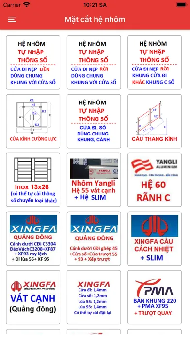 Capturas de pantalla de ACT Phần Mềm Cửa Nhôm Nhựa