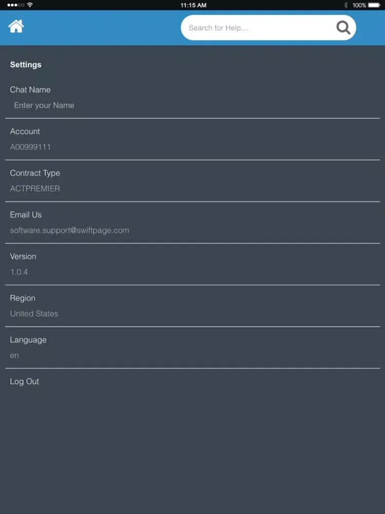 Capturas de pantalla de Act! Support iPad 