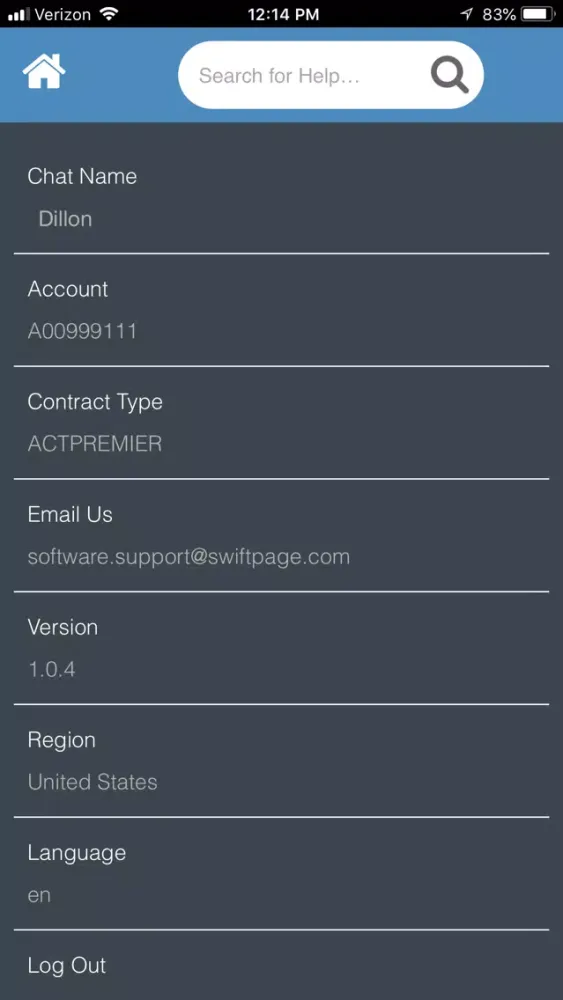 Capturas de pantalla de Act! Support