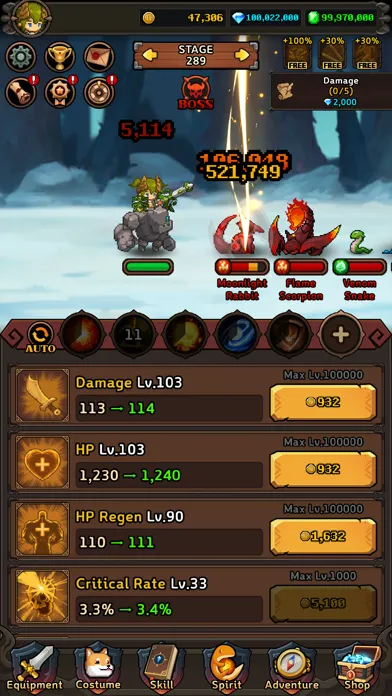 Ảnh chụp màn hình của Dragon Slayer IDLE RPG