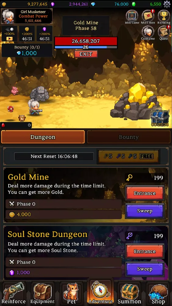 Girl Musketeer : IDLE RPG Screenshots