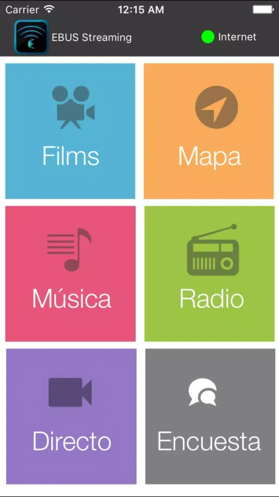 Zrzuty ekranu EBUS Streaming