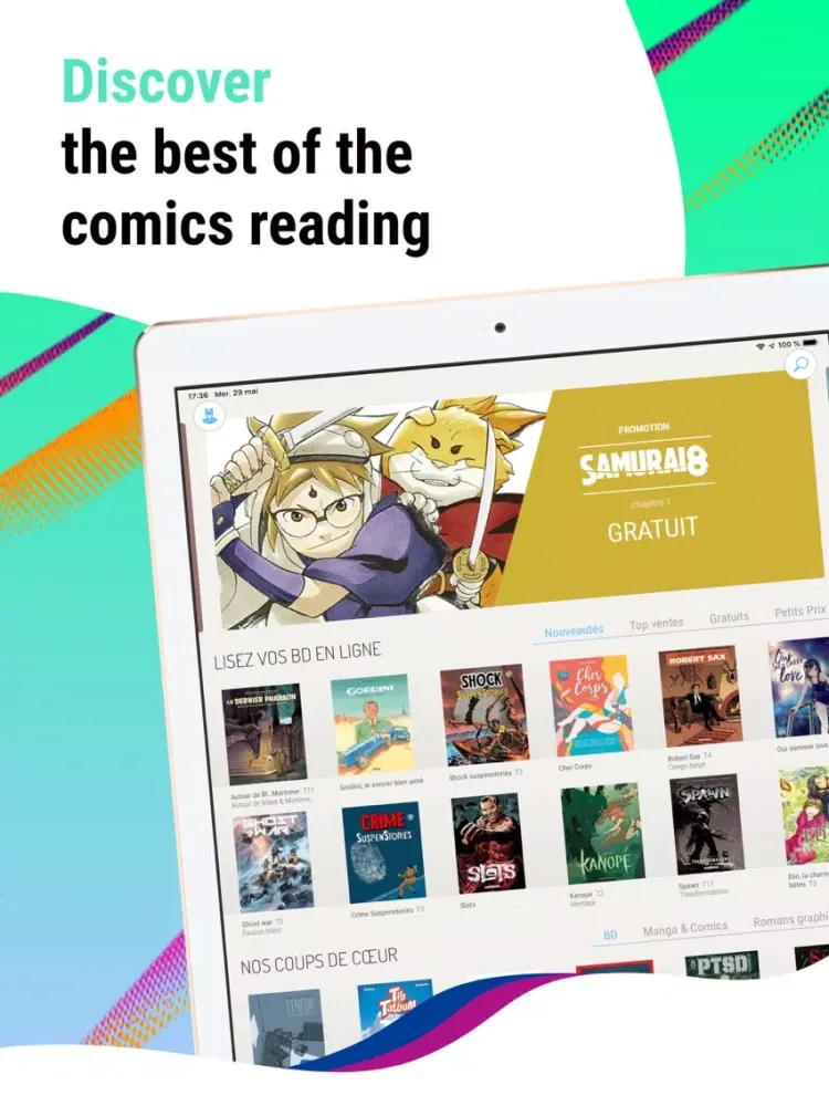 BD Comics Sequencity × Leclerc iPad  스크린샷
