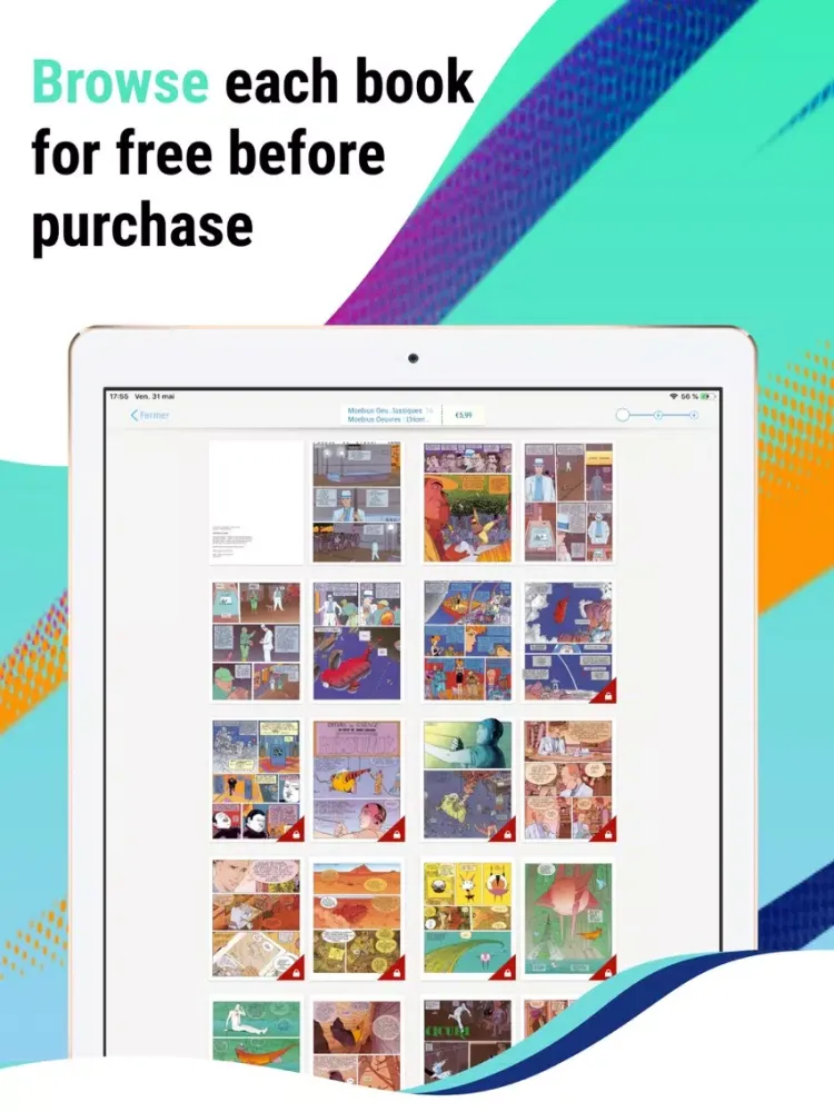 BD Comics Sequencity × Leclerc iPad  스크린샷