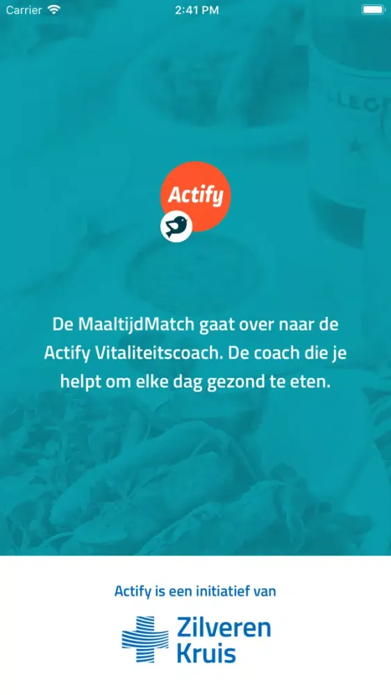 Capturas de tela do Actify MaaltijdMatch recepten