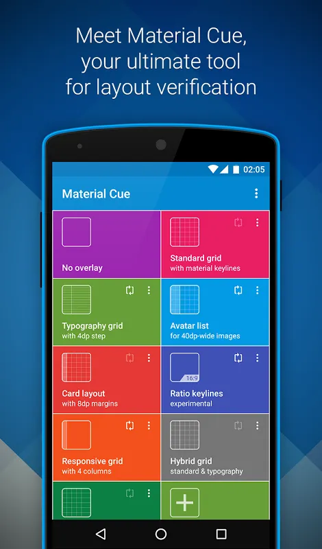 Material Cue Screenshots