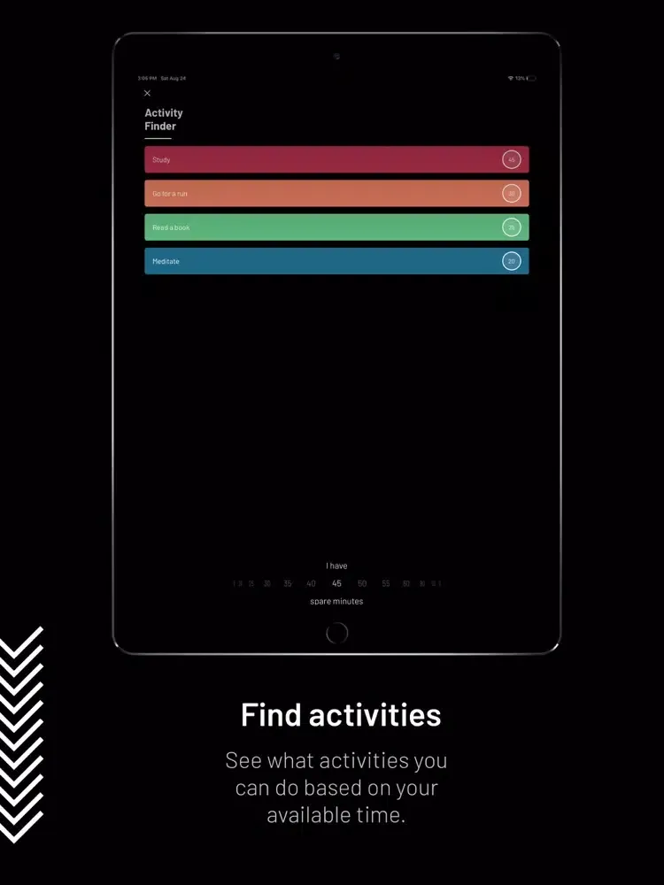 Actio - Activities Tracker iPad 应用截图