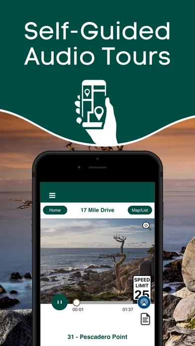 17 Mile Drive Audio Tour Guide سکرین شاٹس