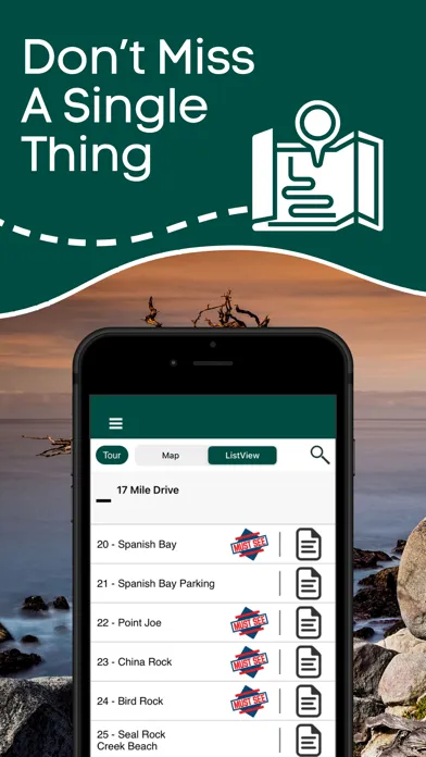 17 Mile Drive Audio Tour Guide سکرین شاٹس