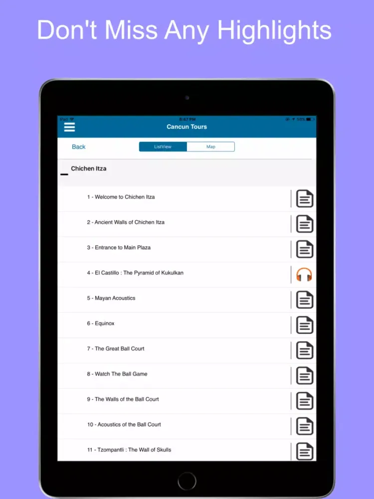 تصاویر Mayan Ruins Tour Guide: Cancun iPad 