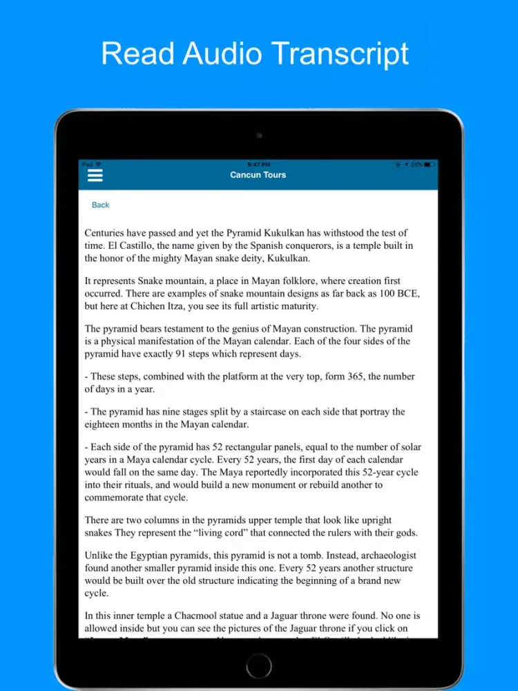 تصاویر Mayan Ruins Tour Guide: Cancun iPad 