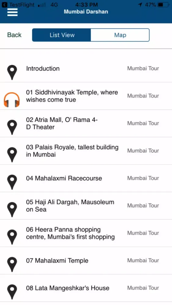 Capturas de tela do Mumbai Darshan