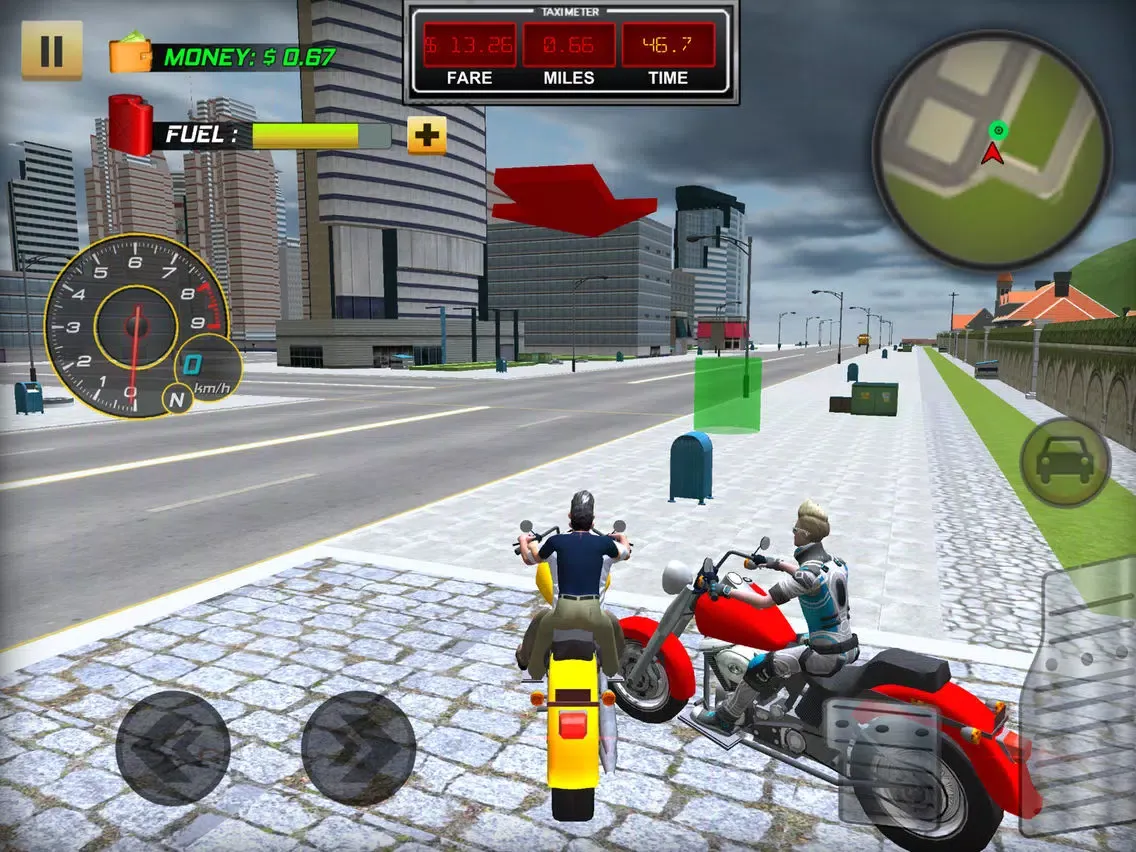 تصاویر Motorbike Taxi Driver iPad 