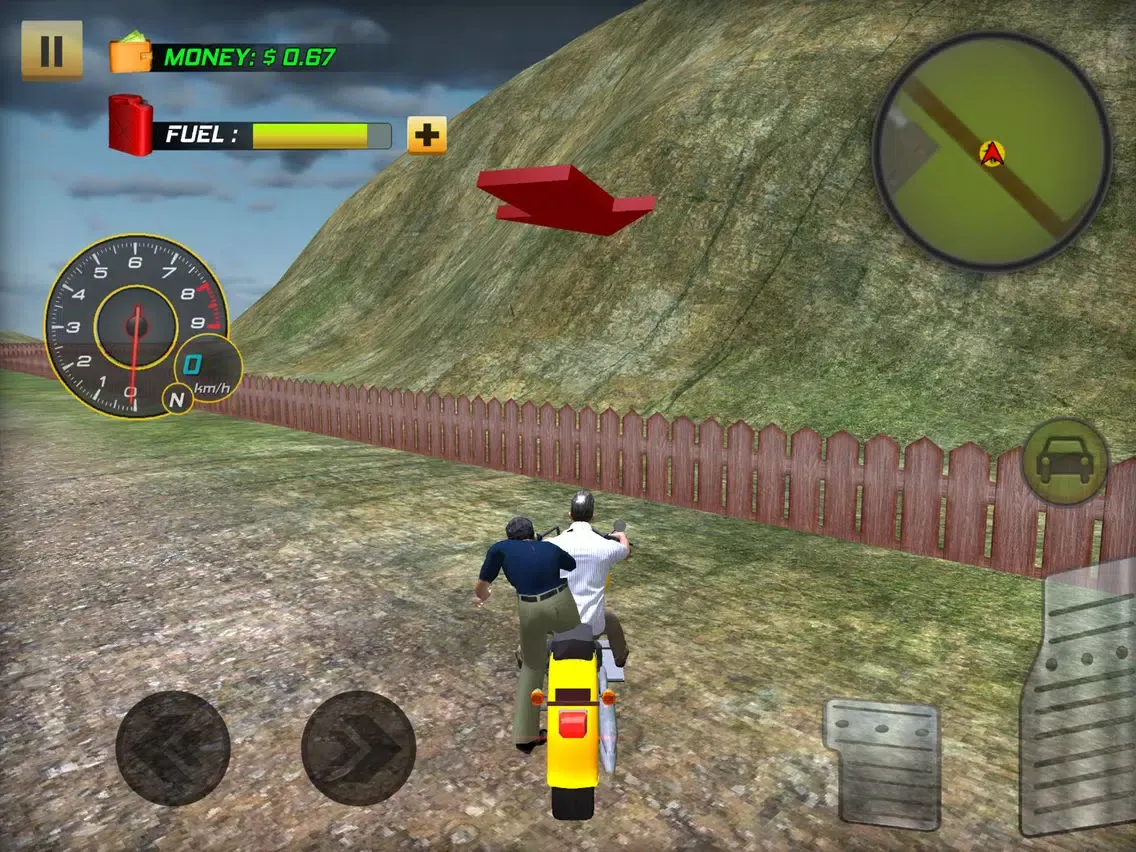تصاویر Motorbike Taxi Driver iPad 