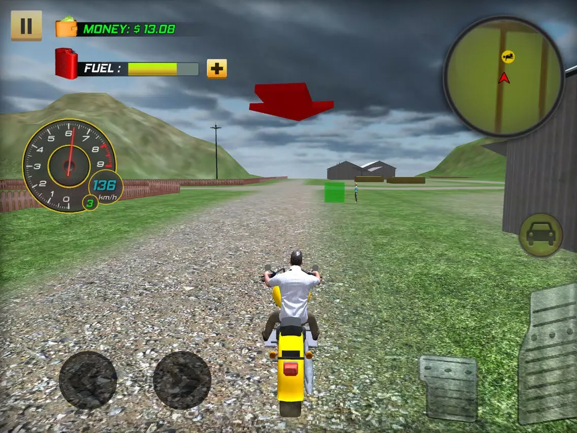 تصاویر Motorbike Taxi Driver iPad 