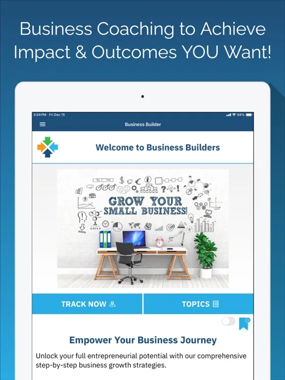 The Business Builder App iPad  سکرین شاٹس