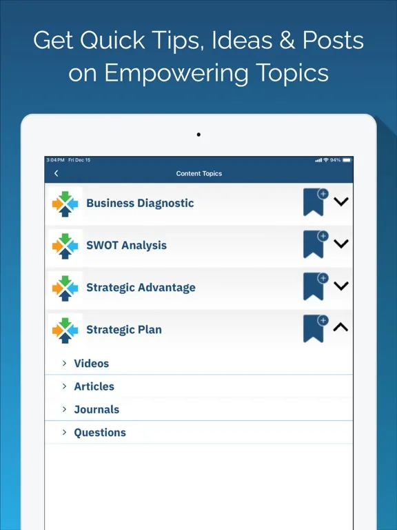 The Business Builder App iPad  سکرین شاٹس