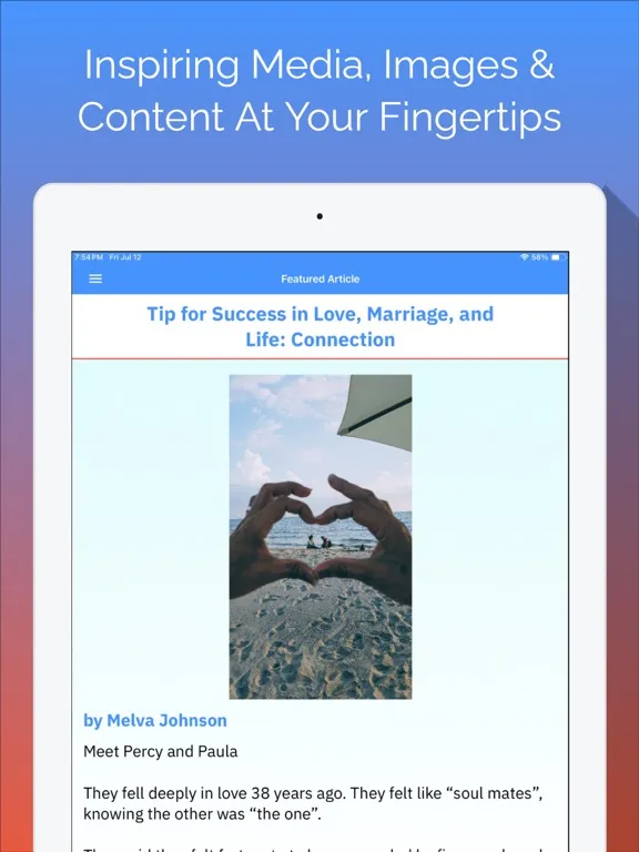 Ảnh chụp màn hình của Couples Transformations iPad 