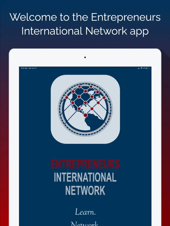 Capturas de pantalla de Entrepreneurs INTL. Network iPad 