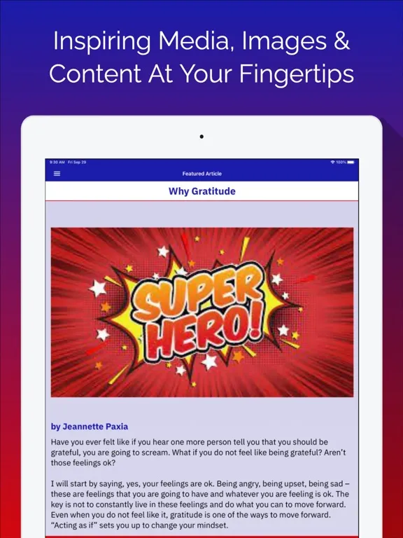Inner Superhero iPad 应用截图