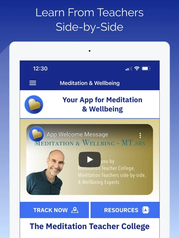 Screenshot di IntrAnaut Meditation iPad 