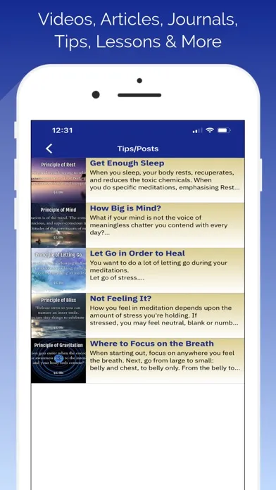 Screenshot di IntrAnaut Meditation